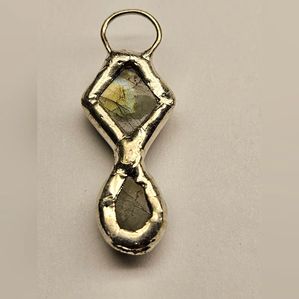Double Labradorite Pendant